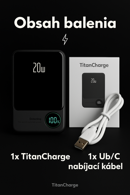 TitanCharge™-Wireless Powerbank (USB-C & Lightning)