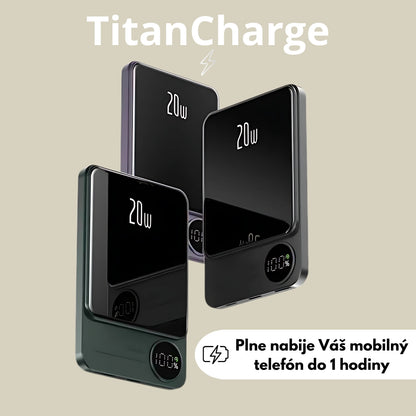 TitanCharge™-Wireless Powerbank 10000mAh 20W/15W (USB-C/Lightning)