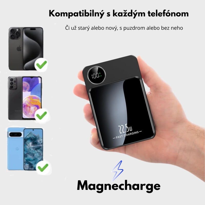 MagneCharge Pro™- Wireless Powerbank 10000mAh 22.5W/15W/USB/C