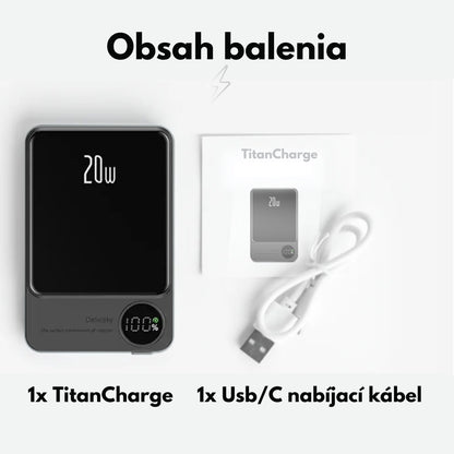 TitanCharge™-Wireless Powerbank 5000mAh (USB-C & Lightning)